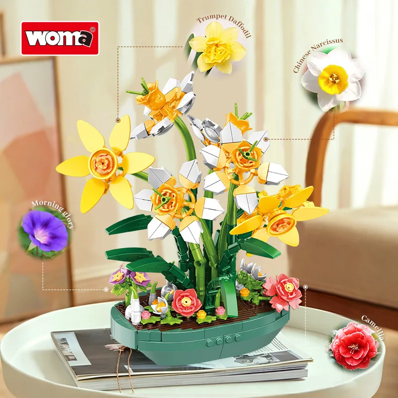 Plant Parent Yearly - Blocos de Montar de Narciso Simulado
