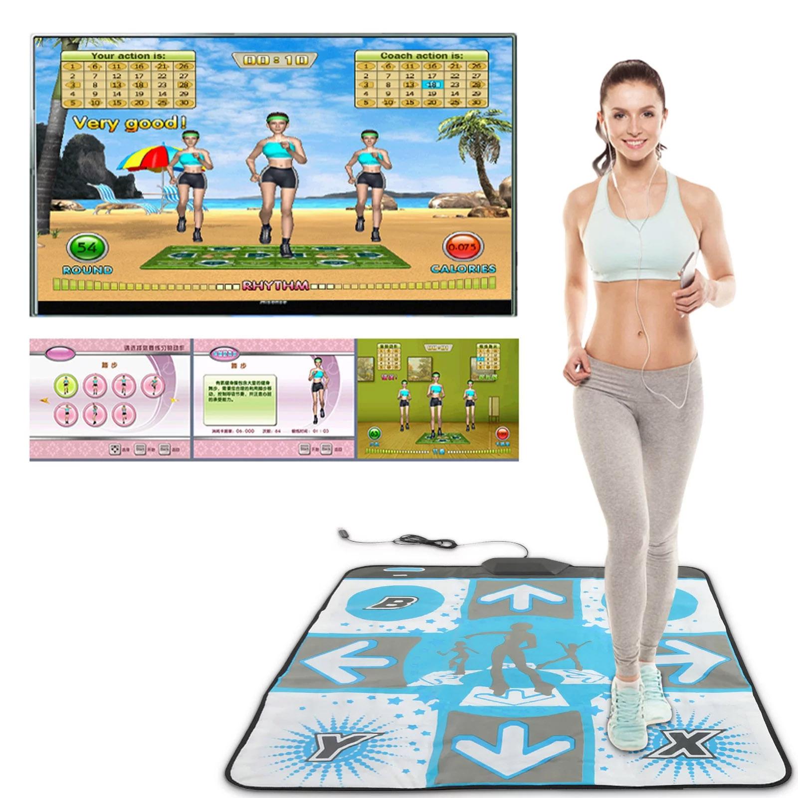 Tapete de dança compatível par - Repotting Mat avaliação e preço