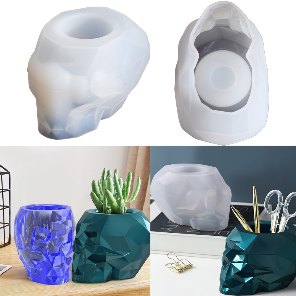 Diy cristal resina epóxi molde - Terracotta Pot avaliação e preço
