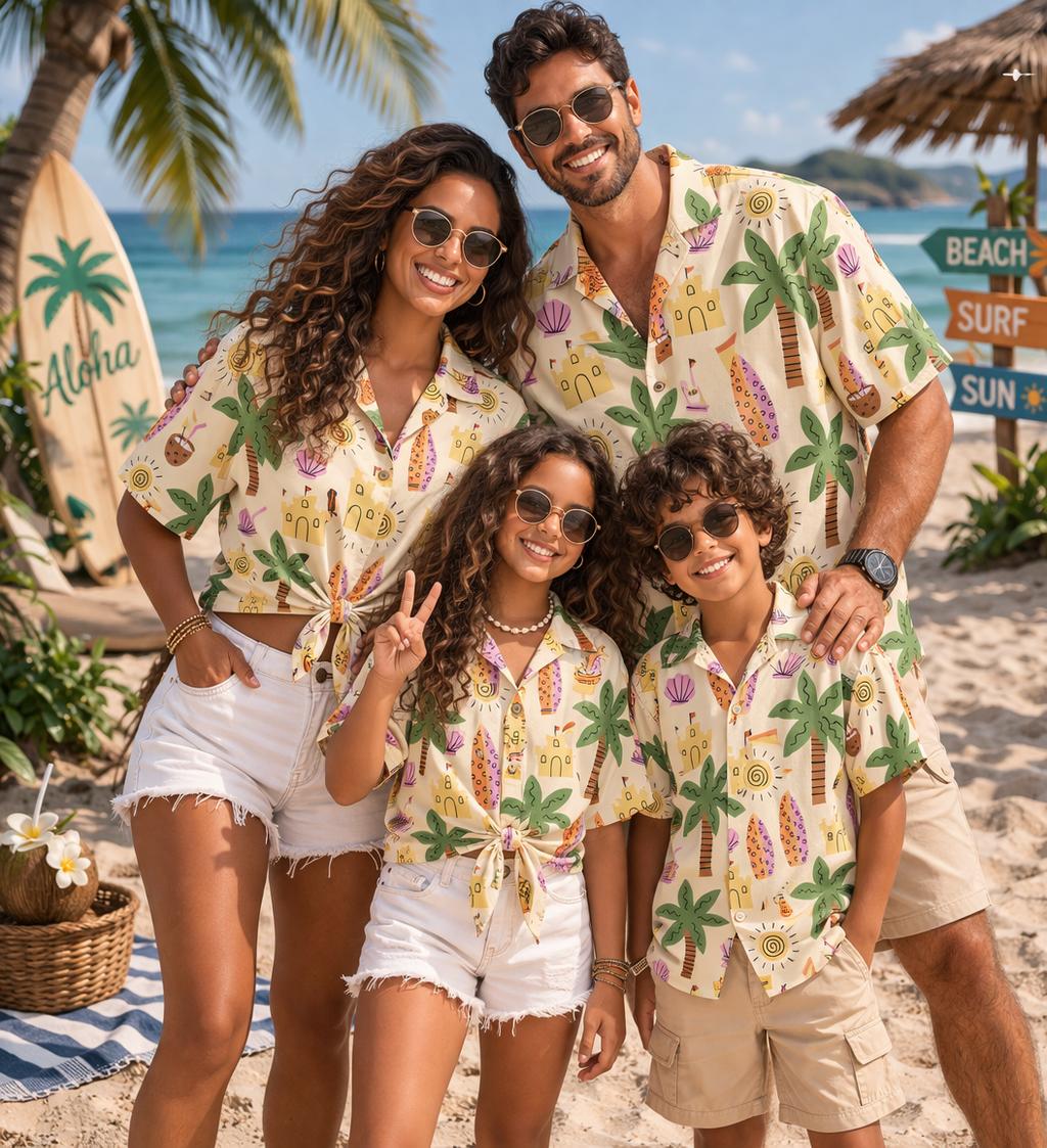 Camisa Infantil Havaiana com E - The Plant Parent avaliação e preço