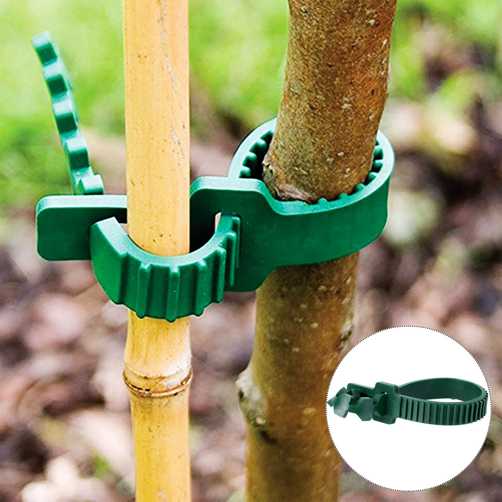 20 Peças de Fivelas de Fixação - Plant Support Stake avaliação e preço