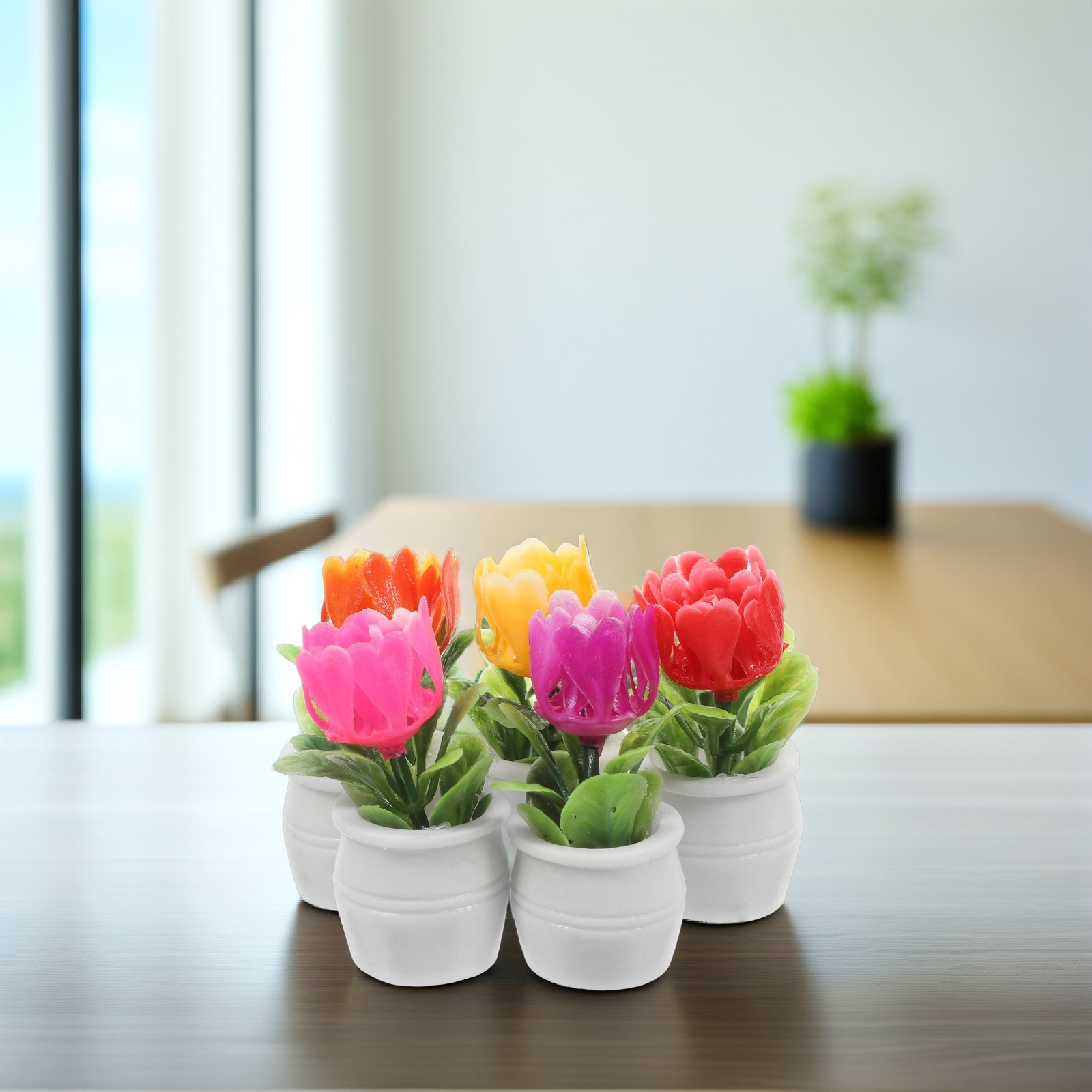5 unidades de plantas artifici - Plant Pot avaliação e preço